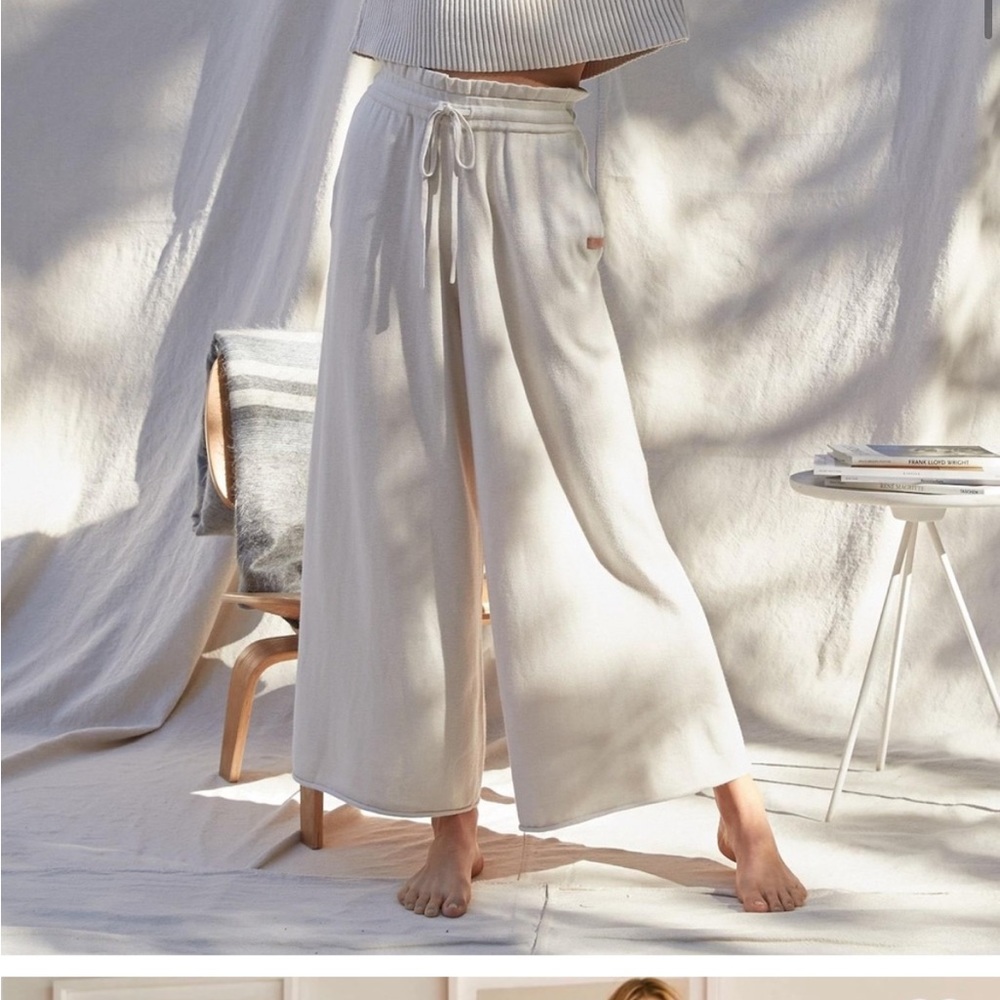 Lunya Cozy Cotton Silk Wide Leg Pant